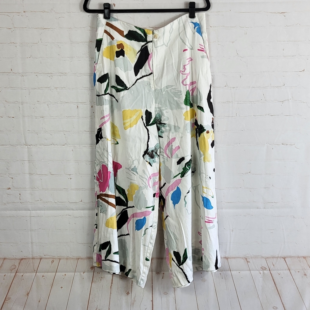 Anthropologie Multicolor Wide Leg Pants